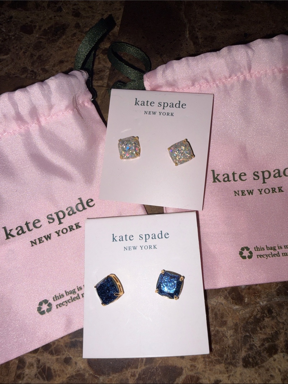 Kate Spade Glitter Earrings Bundle! Brand New! - Picture 7 of 7